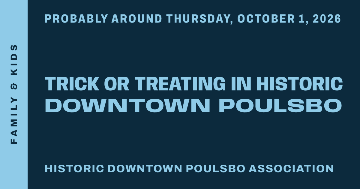 Trick or Treating in Historic Downtown Poulsbo