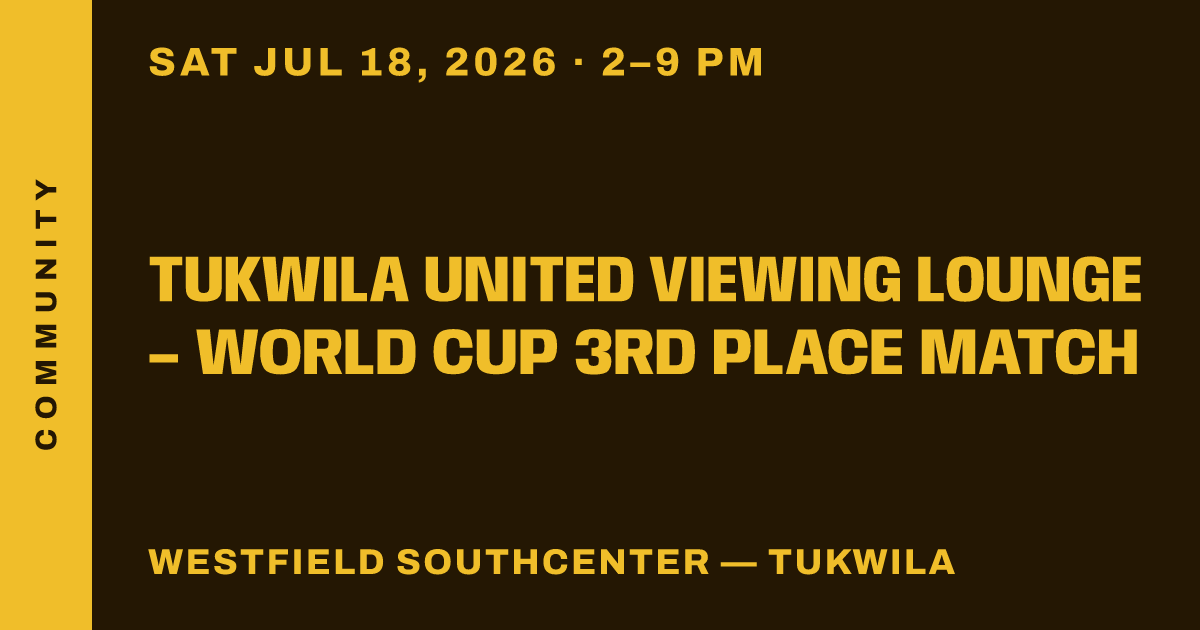 Tukwila United Viewing Lounge – World Cup 3rd Place Match