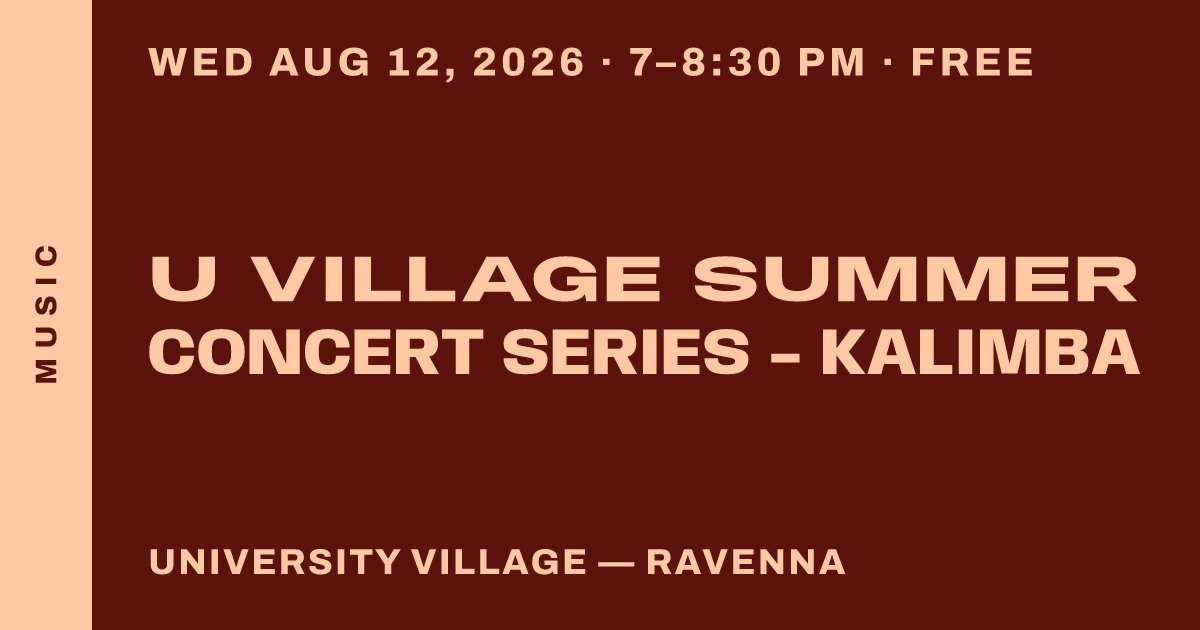 U Village Summer Concert Series - Kalimba