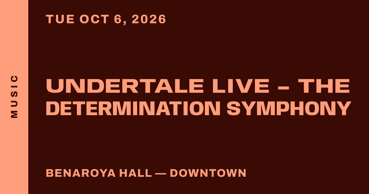 Undertale Live - The Determination Symphony