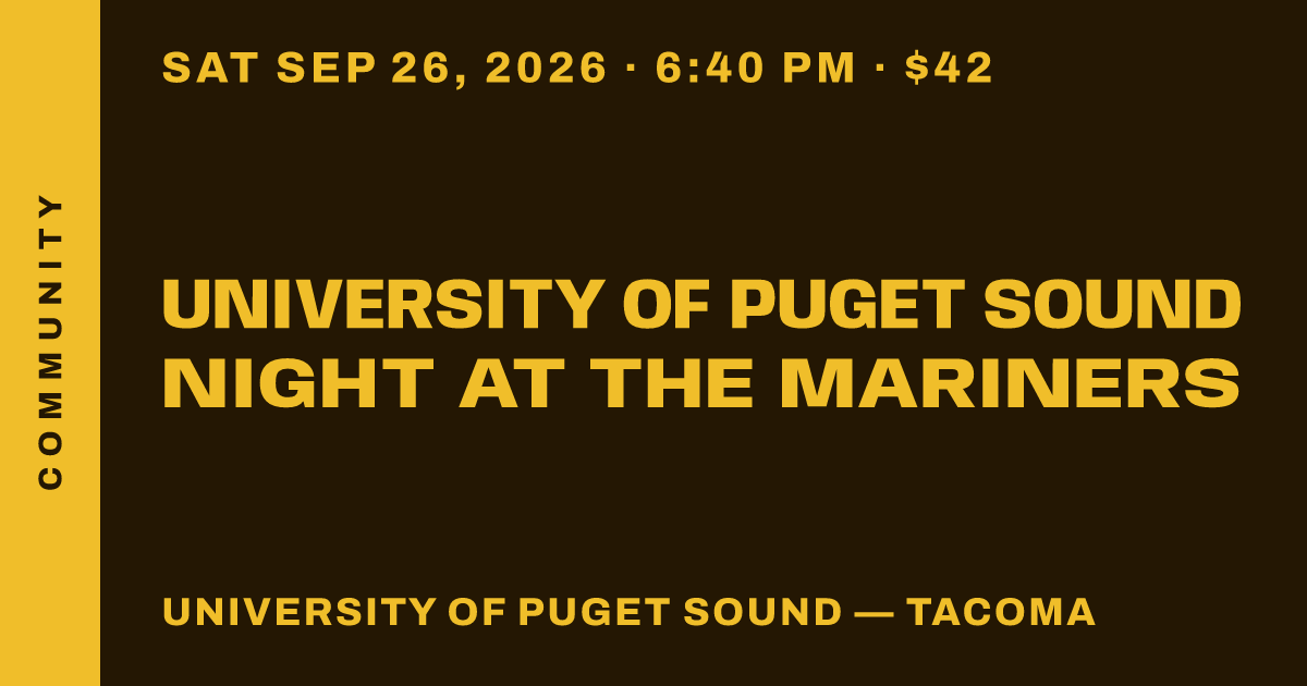 University of Puget Sound Night at the Mariners