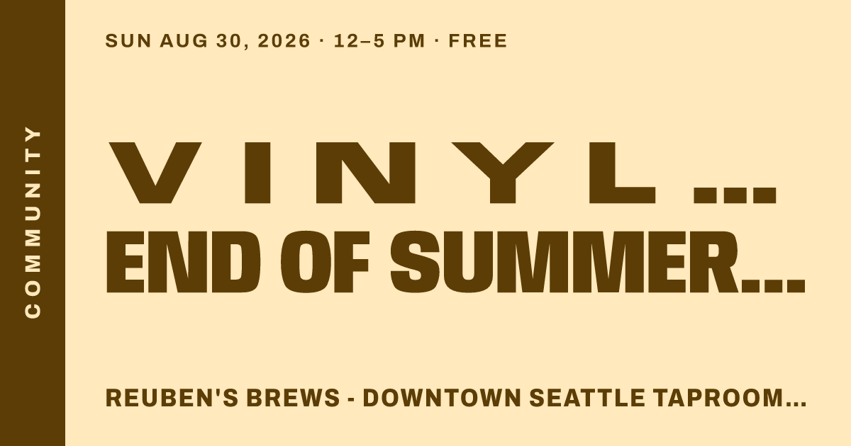 Vinyl Thunderdome End Of Summer Pop Up