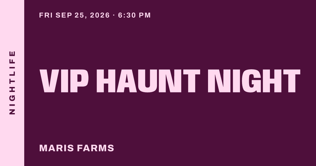 VIP Haunt Night