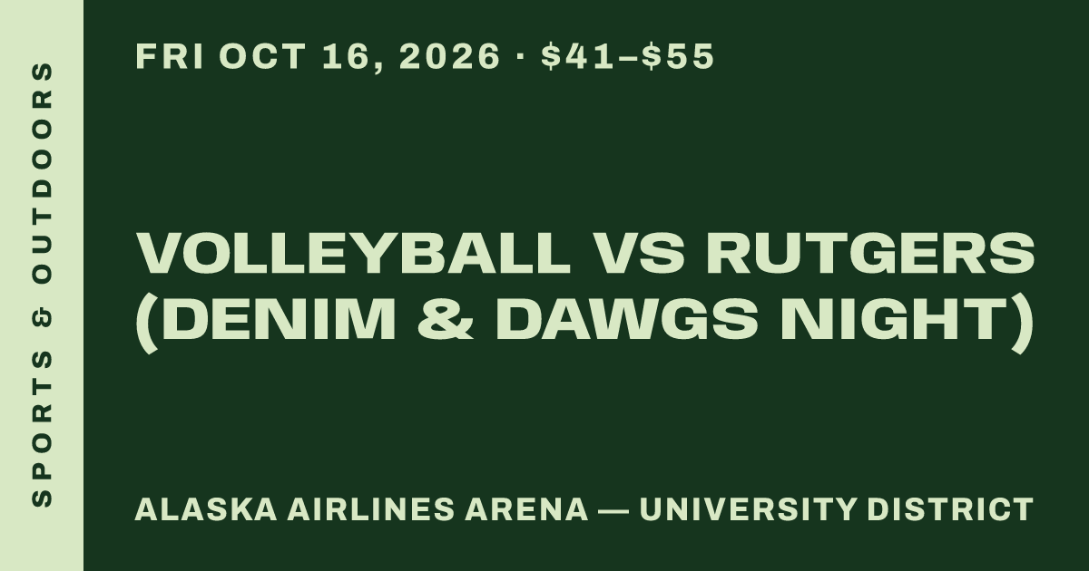 Volleyball vs Rutgers (Denim & Dawgs Night)