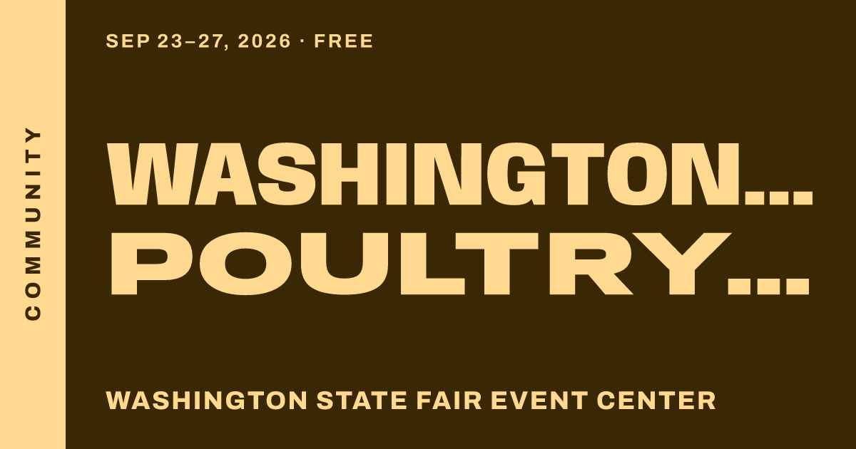 Washington Junior Poultry Exposition