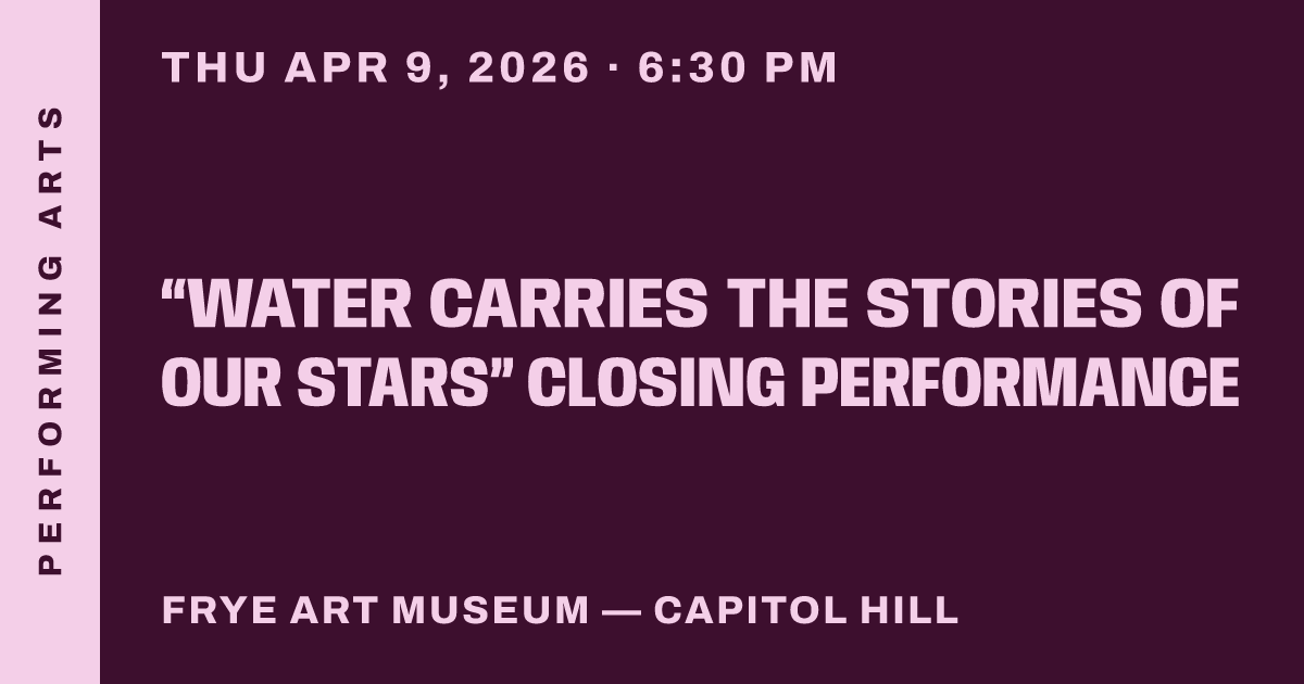 “Water Carries the Stories of Our Stars” Closing Performance