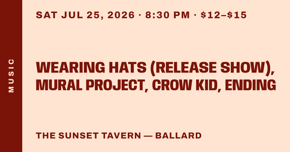 Wearing Hats (release show), Mural Project, Crow Kid, Ending