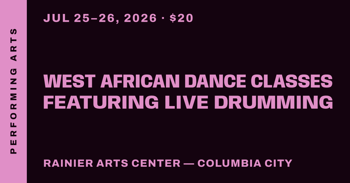 West African Dance Classes featuring LIVE Drumming
