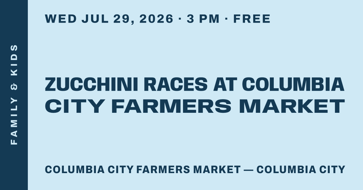 Zucchini Races at Columbia City Farmers Market